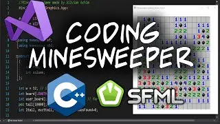 CODING MINESWEEPER IN C++/SFML VISUAL STUDIO 2019 (with GRAPHICS)