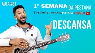 DESCANSA STELLA LAURA - AULA DE VIOLÃO - Letra e Cifra - Como tocar violão