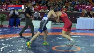 1/4 GR - 68 kg: V. BOGOV (RUS) v. O. TATAR (TUR)