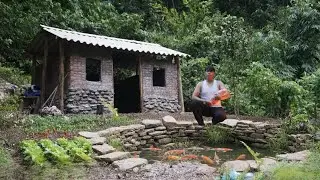 Returning empty-handed,the CEO dug a pond and blocked the water flow to catch large carp for storage