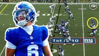 Jaxson Dart Was SPECTACULAR In His NFL Debut | All-22 Film Breakdown