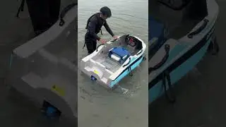 RUSH WAVE  BOAT，Two-seater, flexible operation#rushwave  #Surfing #kartboat #rushwaveboat