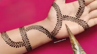Simple trick mehndi design || mehndi design easy new || mehandi ka design || mehndi || mehandi 