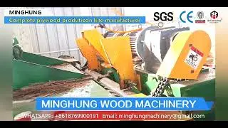 Complete plywood production processing line