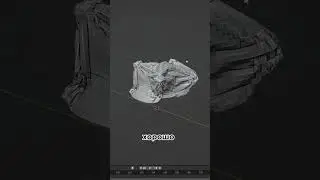 а вы знали, что у ткани есть память? #cgi #art #modeling #3d #blender #tips #graphics #animation
