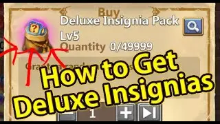 (NEW!!!) Deluxe Insignias | How and Where to Get Them | Quick Explanation | Castle Clash