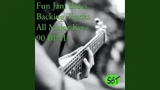Fun Jam Blues Backing Track in A Major 90 BPM