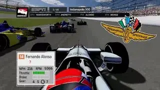 rFactor Indy Car Series 2017 Indy 500 @ Fernando Alonso | Andretti Autosport # RACE DAY [HD]