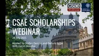 CSAE Scholarships Webinar 28 July 2025