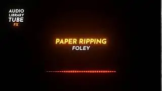 Free Paper Ripping Sound Effect [Foley]