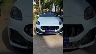 Maserati after 3 months in Jazz Blue Gloss Hexis wrap.