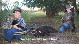 Sam & Abby Go Wild Pig Hunting