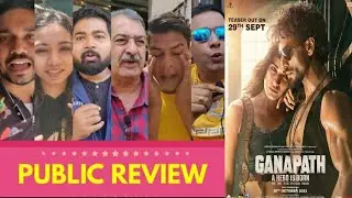 Ganpat Movie trailer Public review reaction, tiger shroff vs Kriti sanon movie, Ganpat full movie