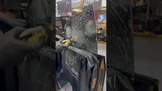 Window Tinting a 2023 Tesla Model Y Performance with our 20% High Performance Nano Ceramic IR+