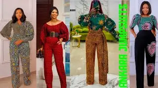 50+ ANKARA TRENDING AND STYLISH TWO PIECE STYLES YOU CAN ROCK  || GORGEOUS ANKARA JUMPSUIT STYLES
