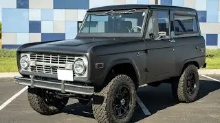 1968 Ford Bronco Restomod 302ci V8 Walk-around Video