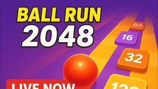 Ball run 2048 game play live 1 #ballrun2048live​ #shortslive​