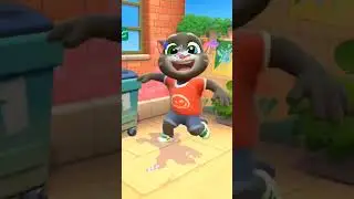 #short talking Tom eating candy funny video #funny #talkingtom #cat #tom