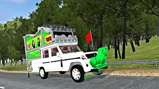 New mahindra bolero dj mod bussid 😍 || bus simulator indonesia game || bussid zone 