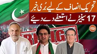 17 PTI Senators Quit Committees and Posts, Hand Resignations to Ali Zafar. #PublicMirror 
