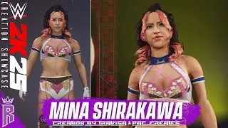 WWE 2K25 Creation Showcase: Mina Shirakawa #WWE2K25 #MinaShirakawa