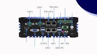 TP-IPC Mini Industrial Computer-IBOX-105-4L2C2P For Machine Vision
