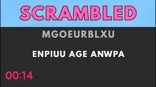 SCRAMBLED: Can You Unscramble These Impossible Country Names? (Tungsten Tier)