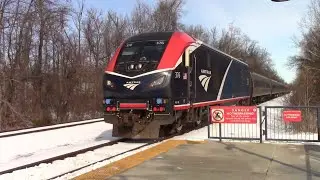Amtrak P079 Carolinian train in lorton Virginia 1/31/2026
