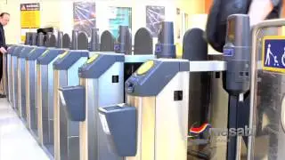 Automated Fare Gates able to scan Masabi mobile barcode tickets as fast as smartcards