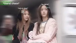 minji and haerin being a chaotic duo (omg era)