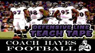 Defensive Line Drills & Technique with Game Film