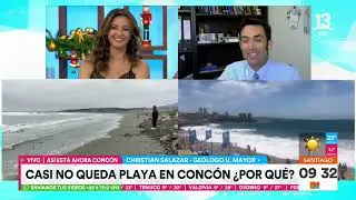 ¿Es posible recuperar la playa La Boca de Concón luego de las marejadas? | Tu Día | Canal 13