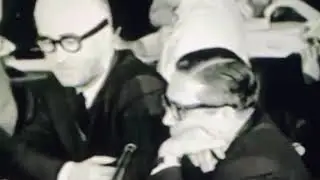 Tony &ldquo;Ducks&rdquo; Corallo testifying before the Senate Rackets Committee in 1957