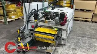 Двухбаковый опрыскиватель 200/100 на салазках для ухода за газоном