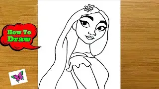 How To Draw Isabella From Encanto Easy Realistic | How To Draw Encanto