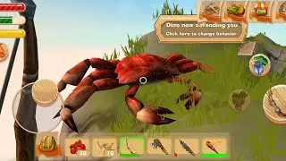 jurassic Survival Island 🏝️ gameplay hanting daynasors and water 🌊 daynasors | New updates|