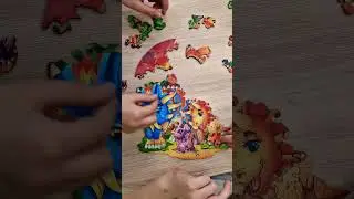 Деревянные пазлы &laquo;Семья трицератопсов&raquo; | Active Puzzles &mdash; пазлы с динозаврами для детей и всей семьи