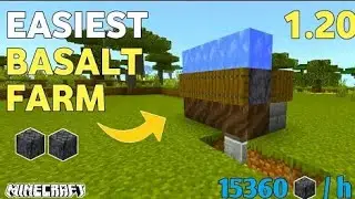 Easy Basalt farm in Minecraft 1.20 _ Basalt farm mcpe 1.20 _ Minecraft survival (mcpe_bedrock_pc)