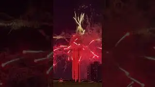 New Year's Eve 2025: Stunning Fireworks at Dallas' Reunion Tower! 🎆🎇 #DallasNYE #ReunionTower