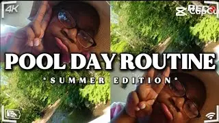 POOL DAY ROUTINE| gwrm to go to the pool with my auntie😜|