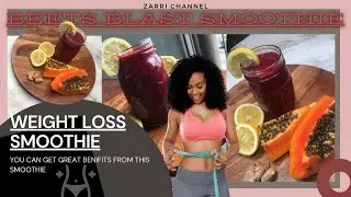 FAT BURNER BREAKFAST SMOOTHIE  2021| Beets Berries Blast lose weight fast| best weight loss food