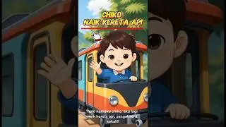 vol 4 - chiko naik kereta api #anakindonesia  #animation #capcut #cartoon #indonesia #bermain