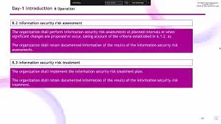 24 - Clause 8.2 8.3 Information security Risk Assessment and Treatment