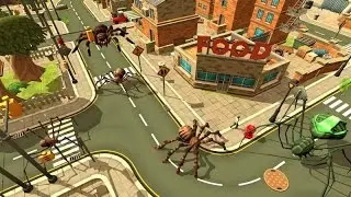 Spider Simulator: Amazing City Ep01 - Gameplay Android