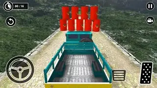 Impossible Cargo Driving 2020 - Indian Cargo Truck Driving Stunts Simulator - Android Gameplay 3D