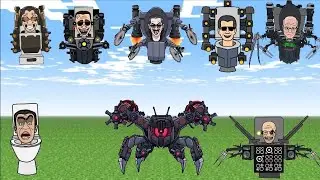 Armada Strider Speaker Vs Semua G Man & Scientist. Skibidi Toilet. Minecraft