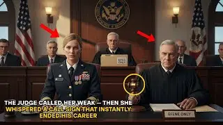 The Judge Called Her Weak &mdash; Then She Whispered a Call Sign That Instantly Ended His Career