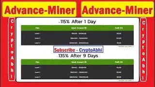 Advance-Miner !! 115% In 1 day !! #2nd Best Hyip !! U can Also Try !!