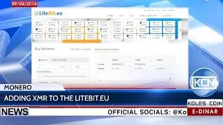 KCN Digest: LiteBit has added Monero