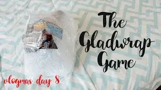 The gladwrap/saran wrap game! | Vlogmas day 9